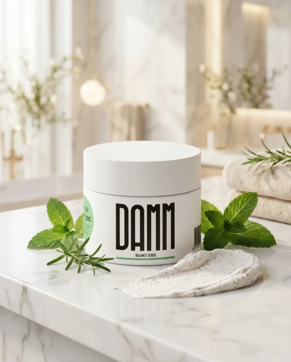 Balance Scrub fra Damm Cosmetics
